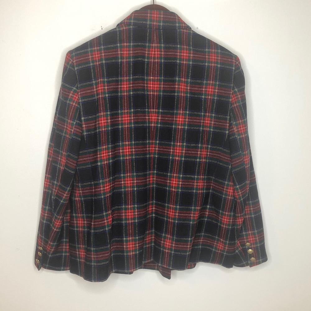Pendleton Vintage Plaid Tartan Blazer Double Plus - Picture 5 of 5